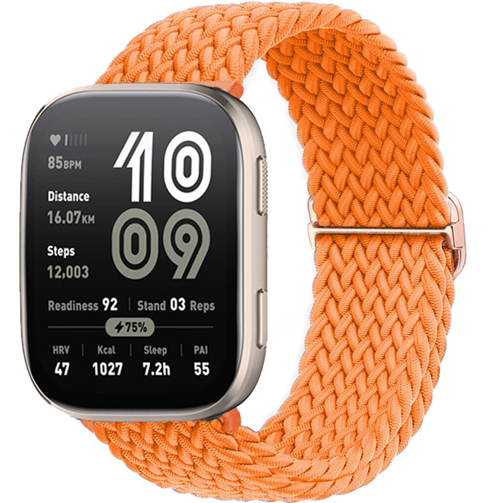 Braided Solo loop band For Amazfit bip 6/5/Balance/GTS/4/2e/Mini/3/GTR/4/2/3/Pro correa 20mm 22mm watch bracelet huawei gt Strap