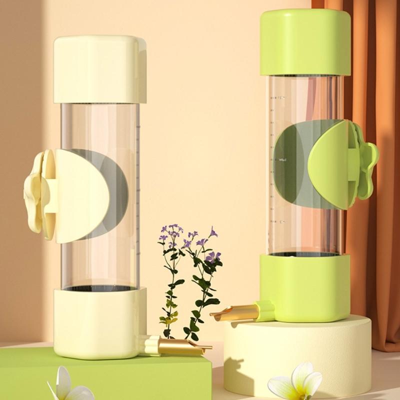 No Drip Small Animals Water Bottle Automatic Water Feeder Dispenser for Birds Ferrets Rabbits 220ml No Mess for Cage