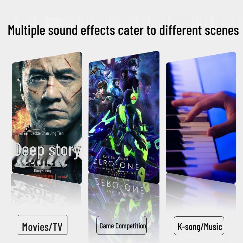 Newmine G-507 TV Soundbar Home Theater System with Dual Mics