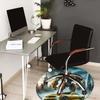 1pc TransformersBumblebee in Cityscape Round carpet, Made of Polyester,Perfect for Decorating Office Chairs, Living Rooms fplt199