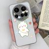 For Xiaomi 15T Mi 12 11 10 15 Ultra Cover Case Cute Duck Pattern Lens Protection Transparent Soft Silicone Dustproof Shell For Xiaomi Cellphone Casing