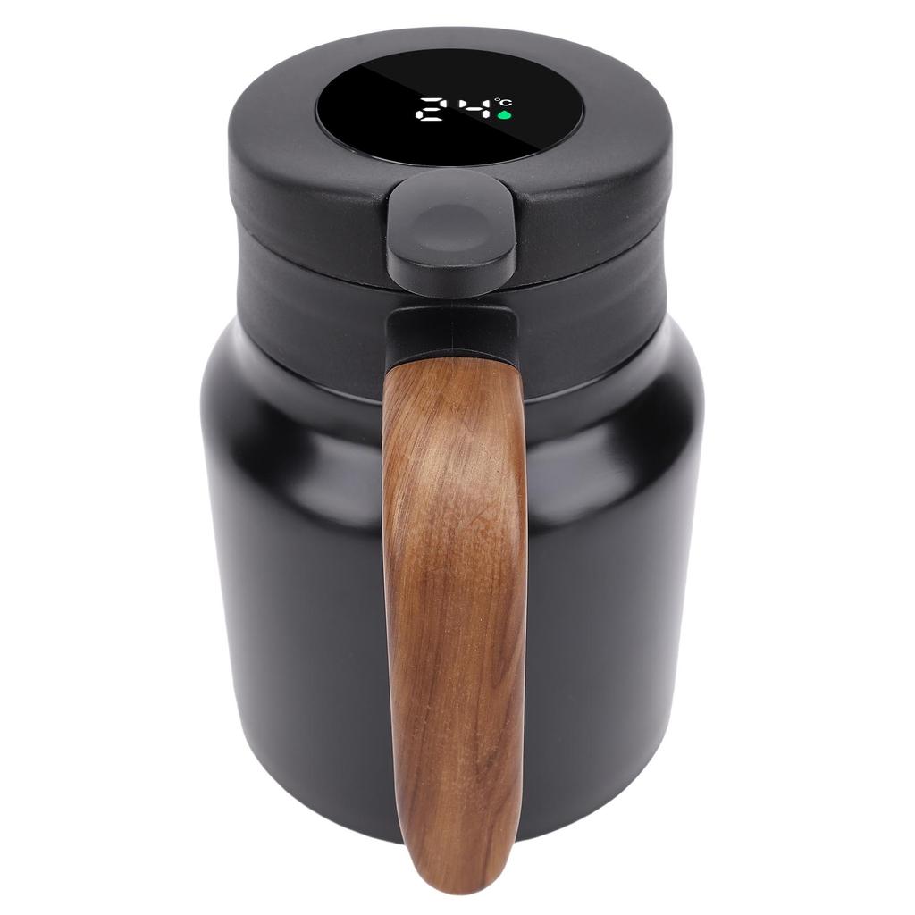 Thermal Coffee   1000ml 316 Stainless Steel Insulated Vacuum Coffee Kettle with Tea Infuser for Milk   Iced Drink Hot Water