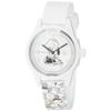Q&Q SmileSolar Watch Solar Analog Snoopy Waterproof Urethane Band RP01-806 All-Over White
