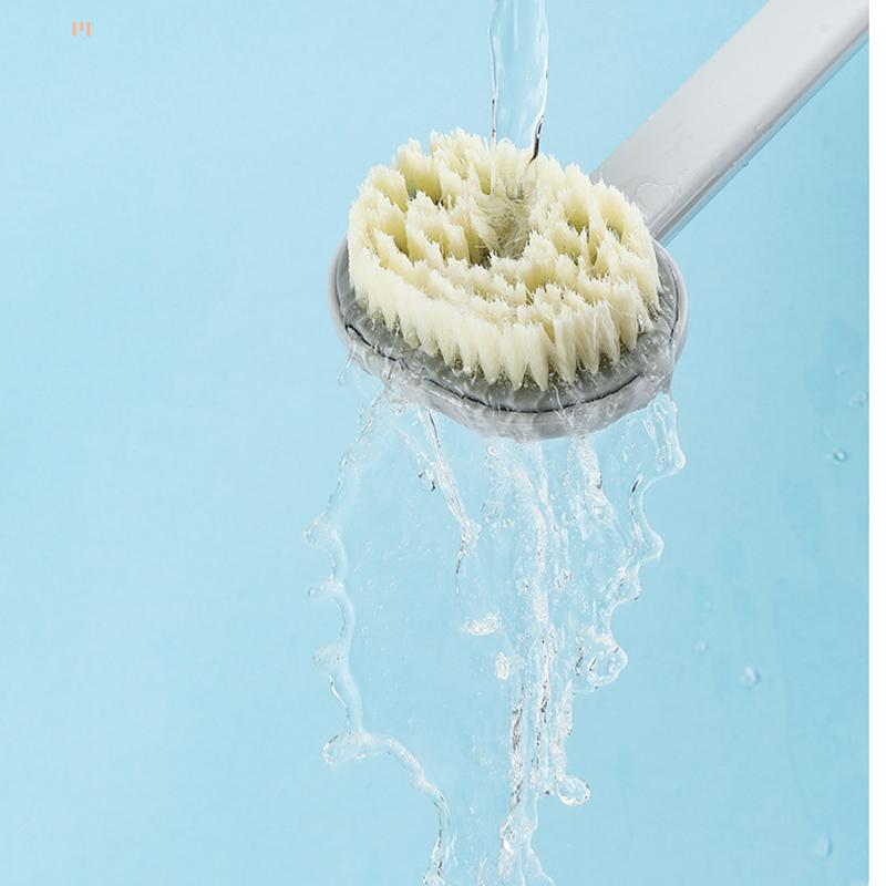 Multifunctional Detachable Bath Brush Back Body Bath Shower Sponge Scrubber Brushes With Handle Massager Bathroom Brush