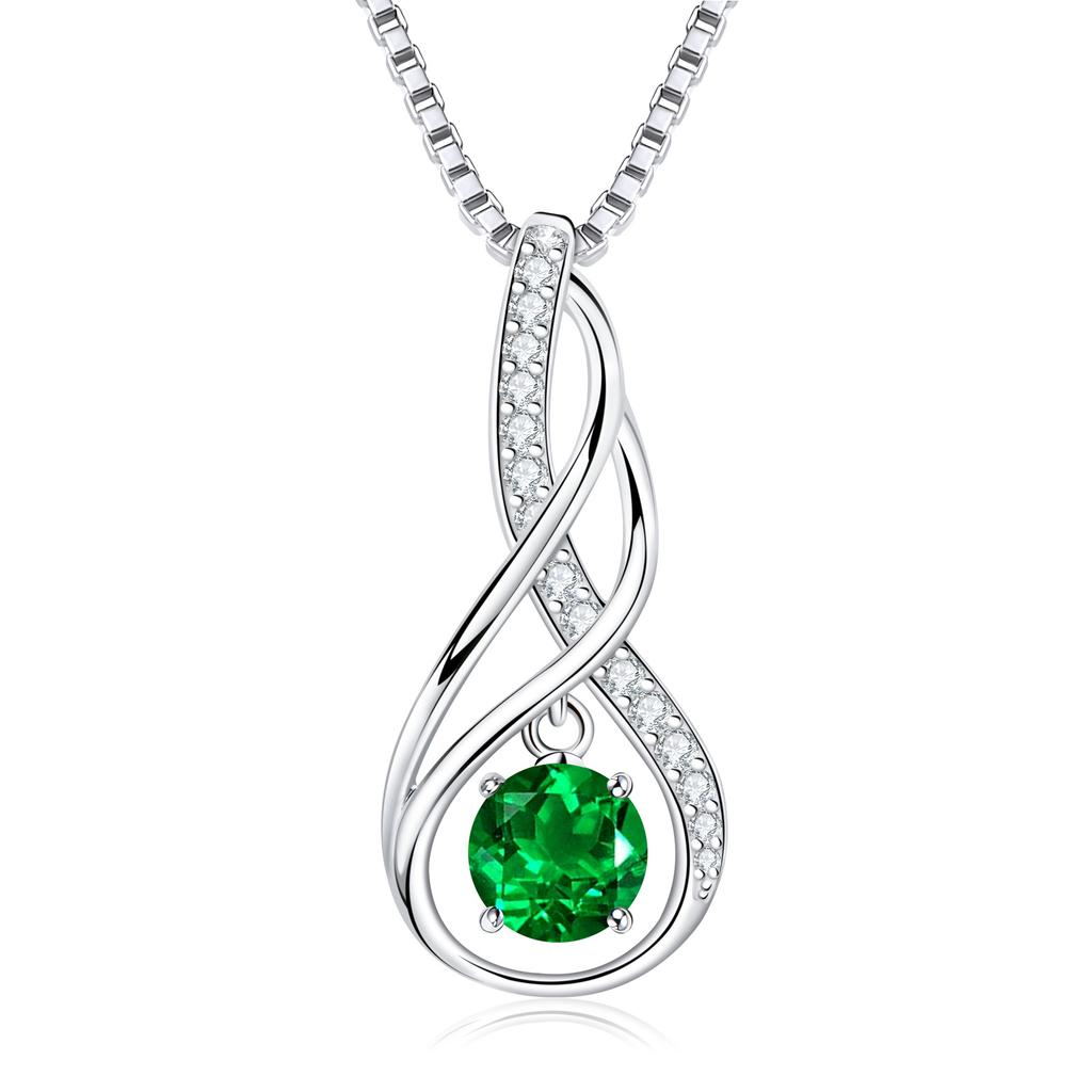 S925 Sterling Silver Women's Necklace Trendy Zircon Cross Pendant Birthday Gift European American