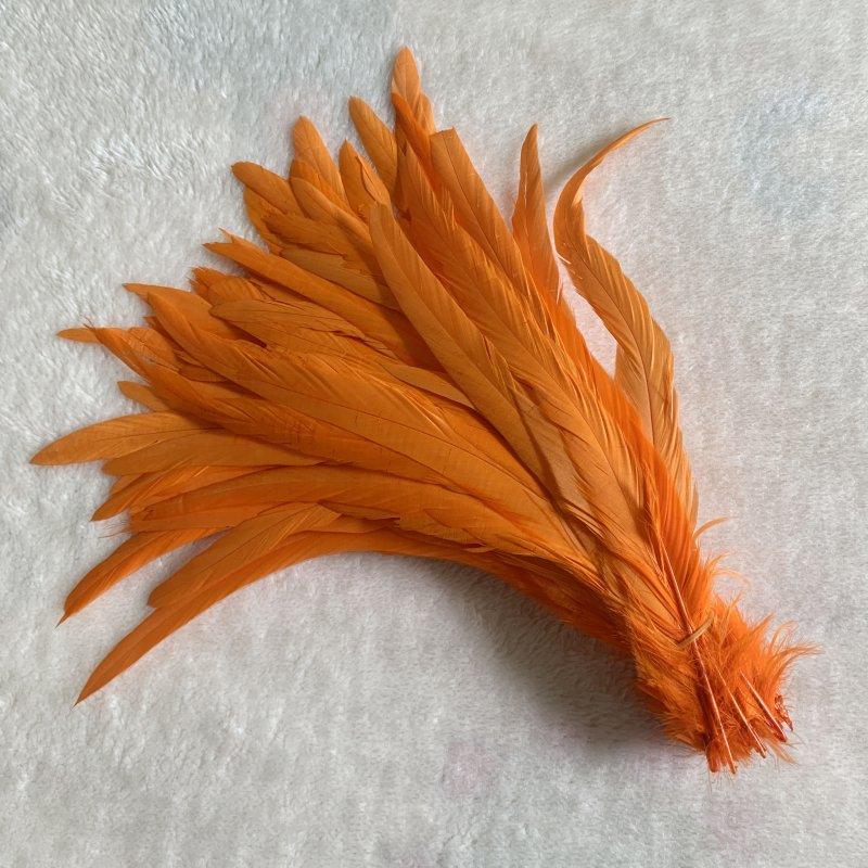 Wholes 500pcs Rooster Tail Feathers 25-30cm 30-35cm 35-40cm 40-45cm For Colored Carnival Costume&mask Party