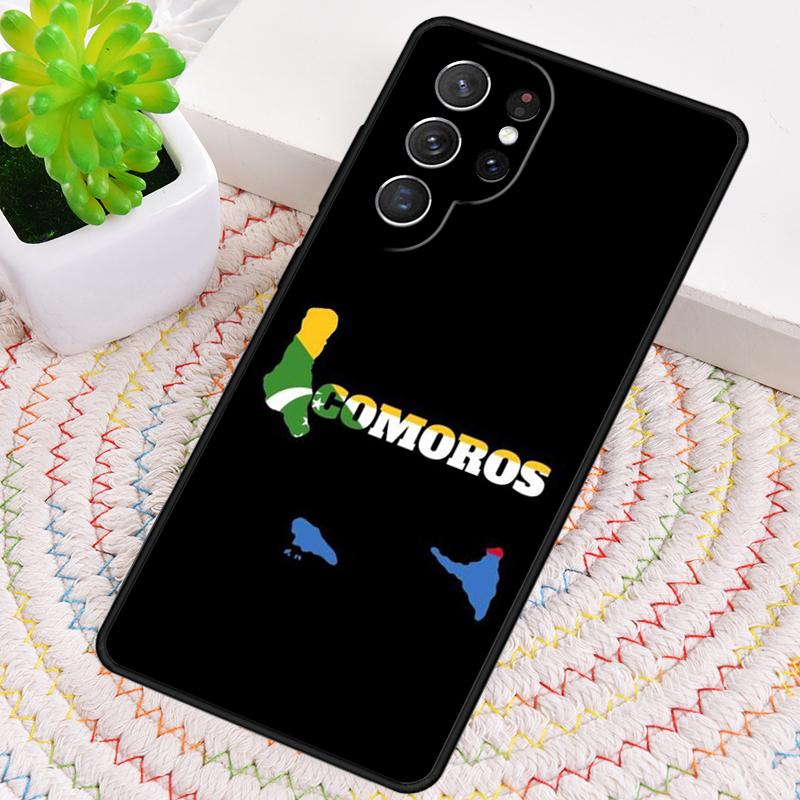 Comoros Flag Phone Case for Samsung Galaxy Note 10 Pro S26 Ultra S23 S24 FE S25 S21 S22 PLUS Shockproof Cove