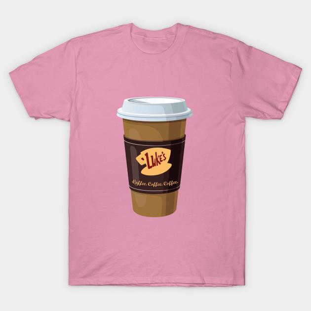 Футболка женская Gilmore Girls Lukes Diner Coffee Harajuku Print Kawaii футболка летняя с коротким рукавом женская футболка топ футболка S розовый