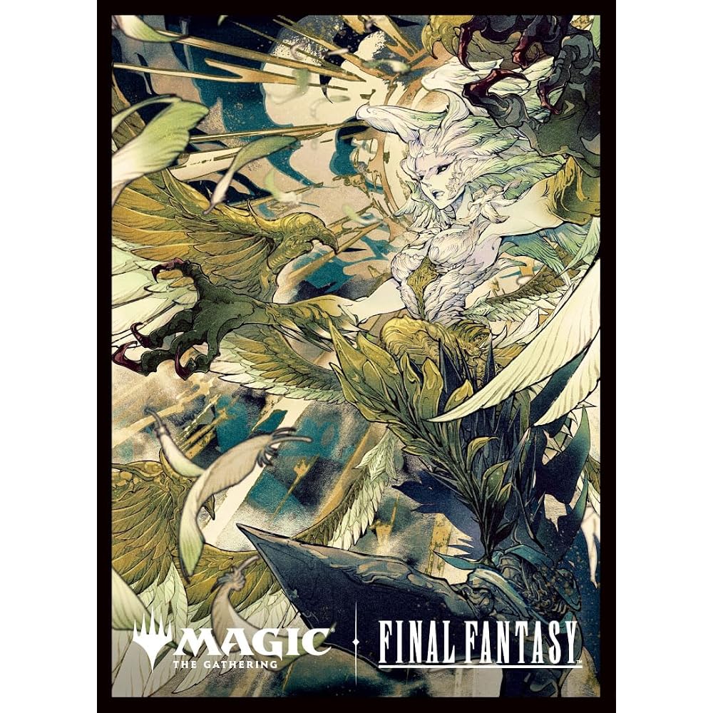 “Magic: The Gathering - Final Fantasy” Player s Card Sleeve “Woodblock Print” Borderless Edition ...