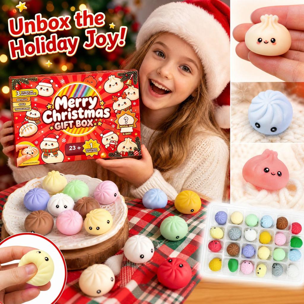 2026 Christmas Advent Toy Set with 3D Accessories for Kids