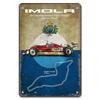 Vintage Metal Tin Signs Racing Car Plaque Decor F1 Racetrack Metal Poster Wall Art for Garage