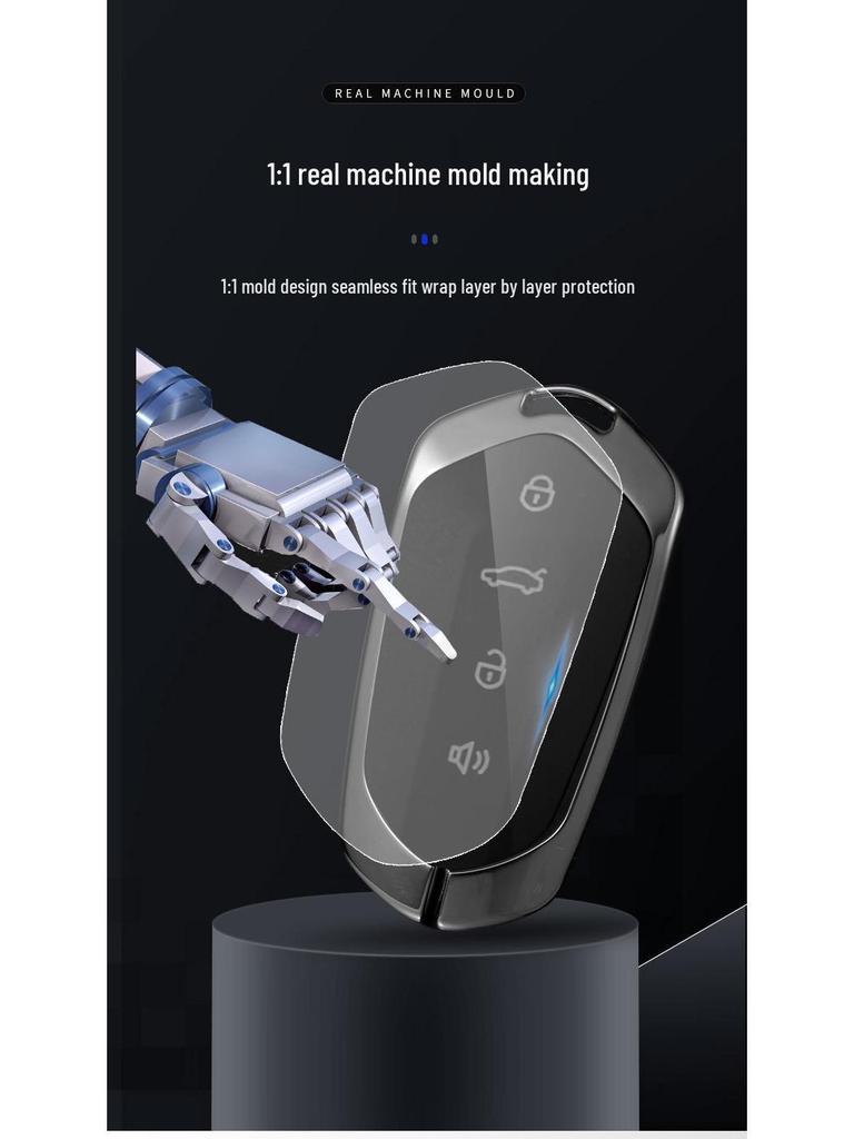 Kompatible Schlüsselhülle für 2023 Geely Ruilan 7 Smart-Fernbedienungsschlüsselhülle