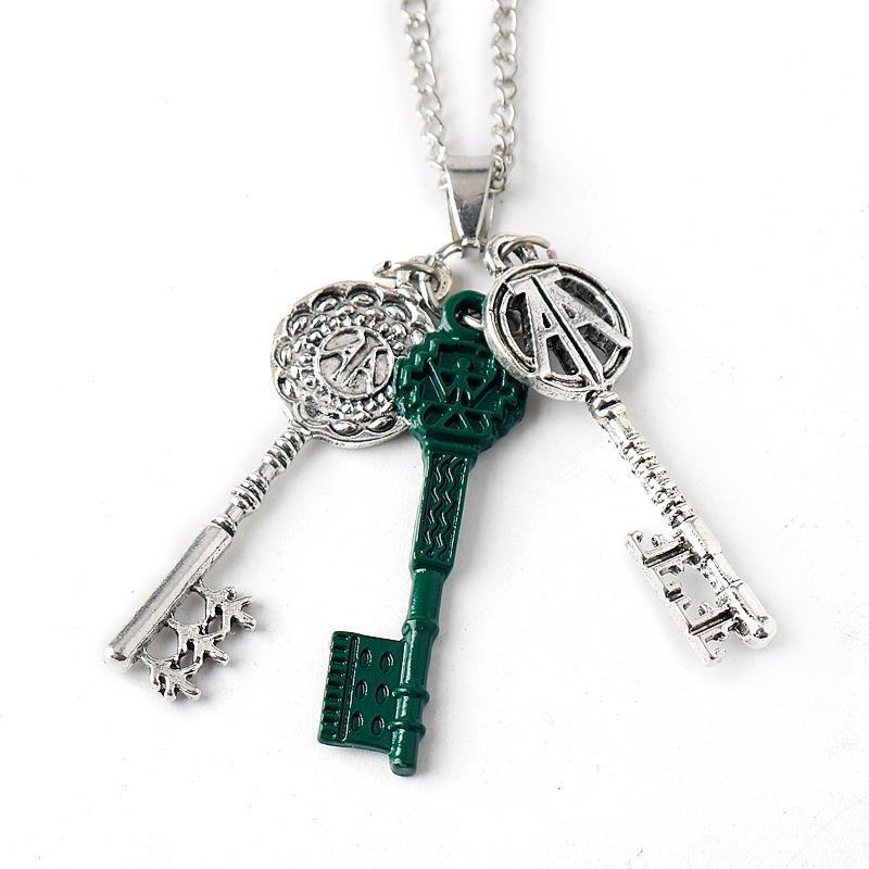 Ready Player One Three-Key Necklace Pendant - Film & TV Fan Accessory