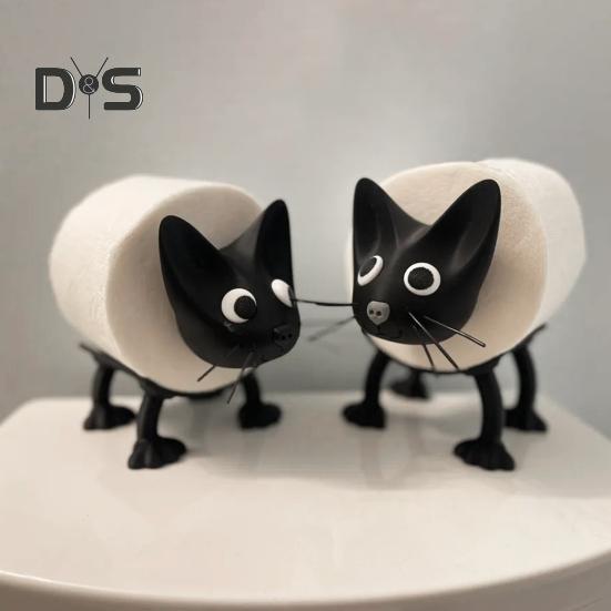 Toilettenpapierhalter, Rollenpapier-Organizer, lustiger, tierförmiger, selbststehender Papierhandtuchhalter, Badezimmer-Dekoration