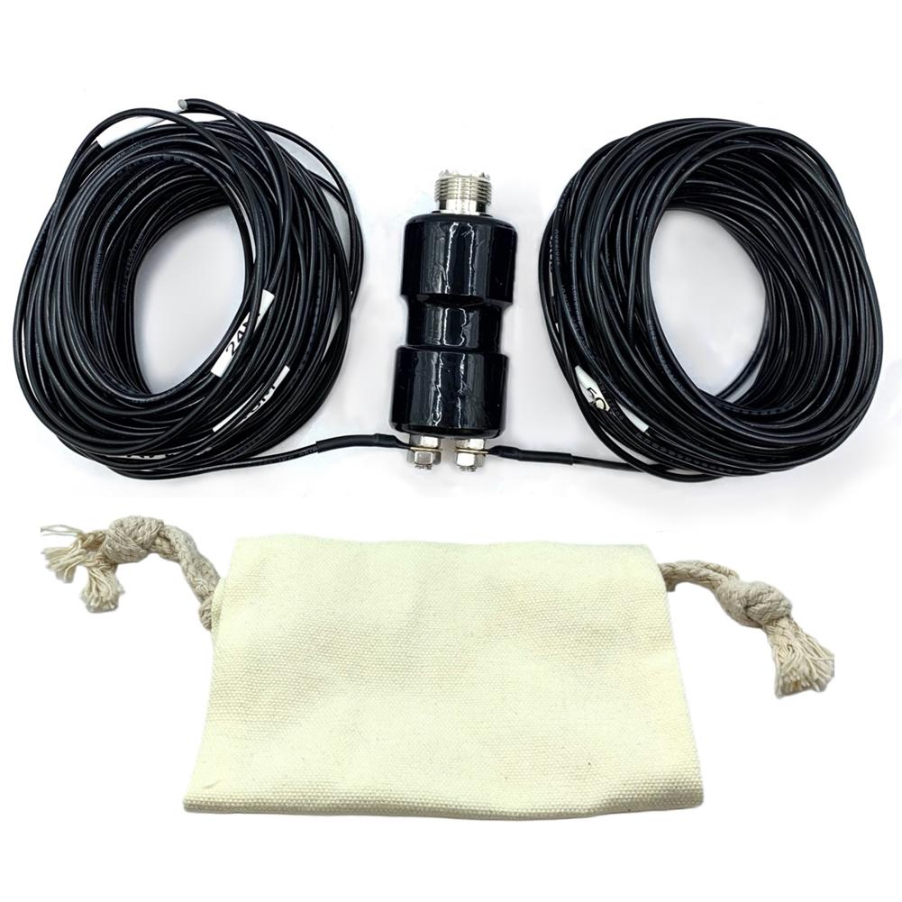5-50MHz HF Horizontal Dipole Antenna Ham Radio Shortwave Antenna Horizontal Balun Antenna for Emergency Communication