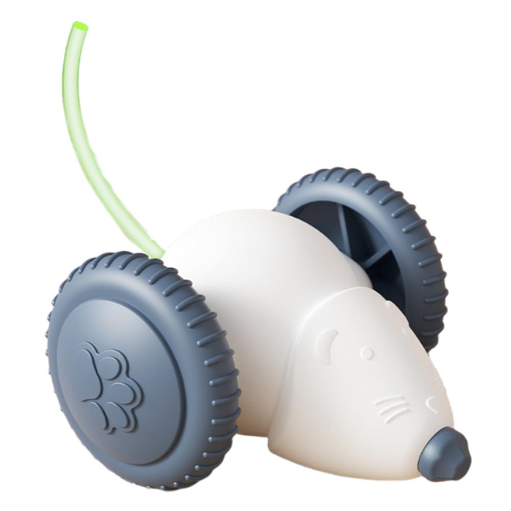 

Smart Sensing Automatic Cat Teasing Toy Wireless Electric Moving Cat Toys For Cats белый