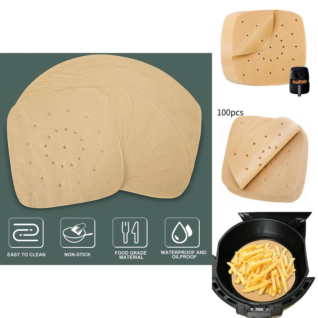 Premium Silicone Coated Round Baking Paper For Air Fryers And Steaming Non Stick Use