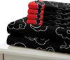 Anime Red Sun Bedding Set 140x200cm With 1 Pillowcase Black Red Pattern Teen Room Dorm Student Gift Duvet