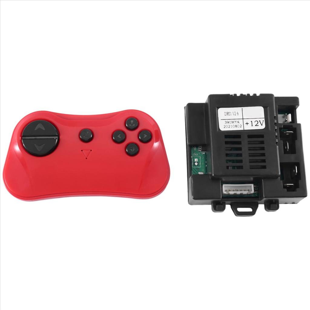 DR01 V2.6 390MYK 12V 2.4G Bluetooth Remote Control and Receiver for Children Electric Vehicle Replacement Parts