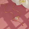 925 sterling silver snake necklace women's retro yellow-gold spirit snake safety buckle pendant niche temperament collarbone chain