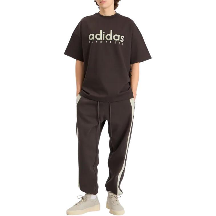 adidas x FEAR OF GOD Atheltics Quickdry T-Shirt Asia Sizing 'Night Brown' Men's JZ4893