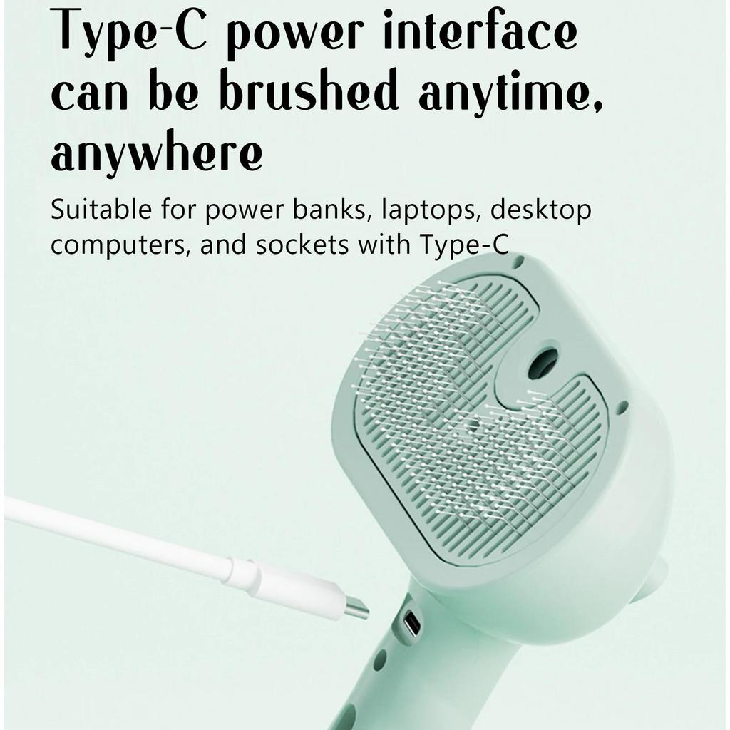 Dog Comb Pet Steam Massage Brush Round Head Teeth Spray Hair Removal for Cats Dogs Accessories