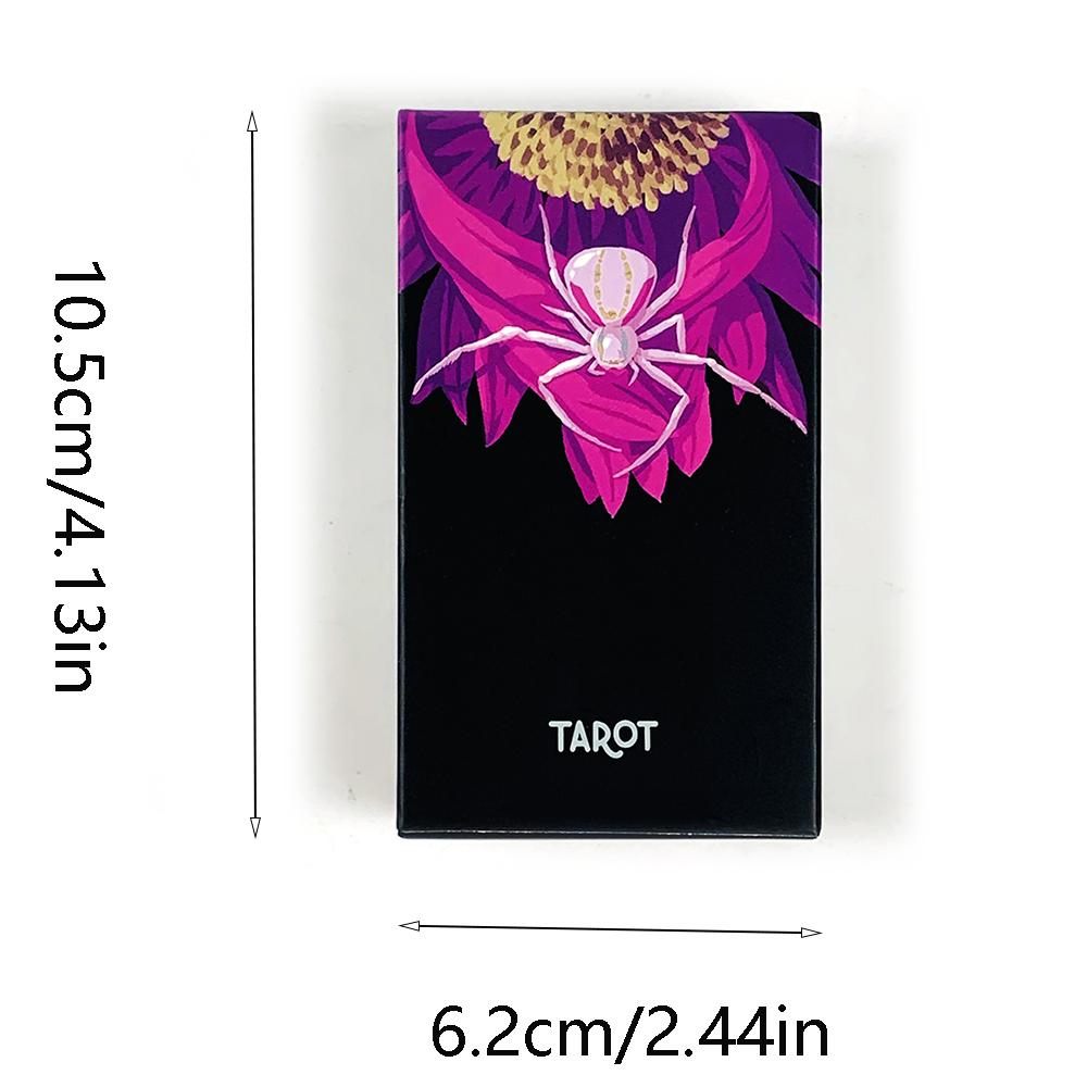 Exquisite Tarotkarten Ein 78-Karten-Orakel Englisch Visionen Vorhersage Wahrsagerei Edition Brettspiele Weihnachts- und Neujahrsgeschenke