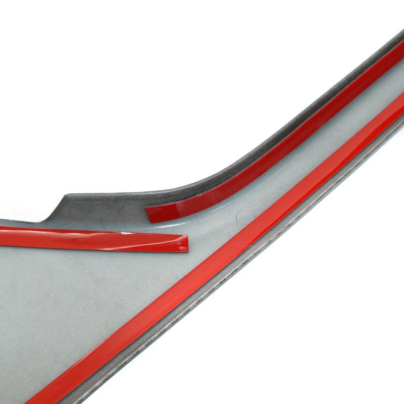 For Honda Civic 10th Gen 2016 2017 2018   Car Carbon Texture Interior 4pcs Door Panel Armrest Cover Protector Trim