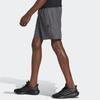 Adidas SS23 Solid Color Logo Print Fitness Sports Shorts Men Shorts Gray IC6978