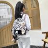 Adorable Cute Bear Print Canvas Backpack For Boys And Girls Age 3 To 6 Years