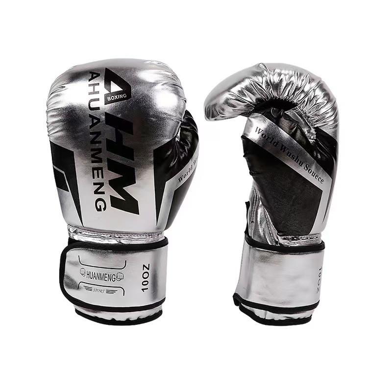 Erwachsene Boxhandschuhe Muay Thai Kickboxen Training Kampfsport PU-Leder Pratzen 6-14oz