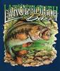 Einzigartiges Angel-Barsch-Fischer-Angler-Geschenk T-Shirt. 100% Baumwolle Kurzarm Rundhals C