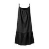 Women's Fashion Casual Solid Color Round Neck Polka Dot Print Sling Dress