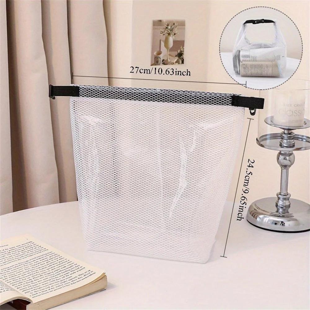 Large Capacity Waterproof Storage Bag for Fitness Clothing Swimming and Toiletries Stylish Drawstring Pouch for Men and Women