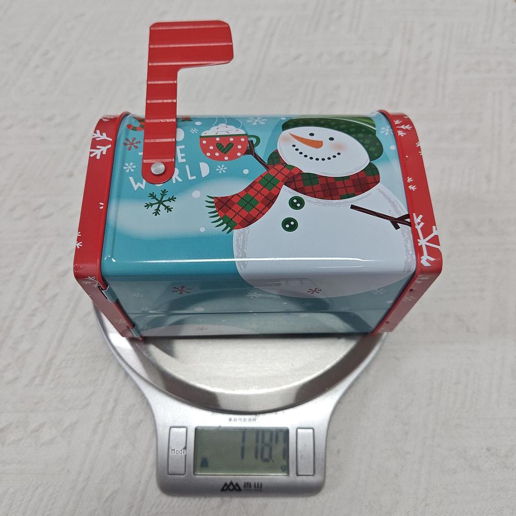 Haobei Weihnachtsbriefkasten Blech Geschenk- und Süßigkeitenbox Ornamente