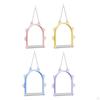 Parrot Swing Hanging Toy Chewing Perch Cage Accessory for Black Small Sized Birds Tiger