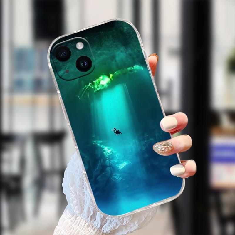 Clear Case For iPhone 13 Mini 13 Pro Soft TPU Phone Back Cover For iPhone 14 Pro Max Coque 14 Plus Transparent Protective Fundas