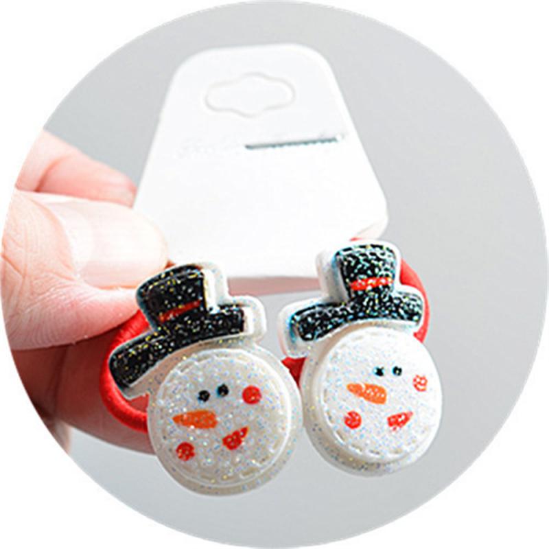 Cartoon Christmas Headwear Cute Deer Ear Antlers Hairpins Barrettes Santa Claus Snowman Headband Hair Rope Children Headdress