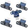 5PCS IR Sensor Module with Indicator Light Intelligent Trolley Speed Sensor Module Optical Interrupt Sensor Motor Speed Detection for Trolley