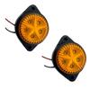 18PCS LED Marker Lights Trailer 12V Waterproof Amber Chicken Lights for Semi Trucks Freightliner Cargo – Universal Fit