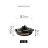 Bao Yi High-Temperature Japanese Ceramic Clay Soup Pot for Gas Stove
