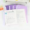 A3 Foldable Rotating Side-Opening Clip File: Transparent Test Paper and Document Organizer