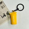 Kettlebells Barbell Plates Key Chain Mini Fitness Series Pendant  for Men Women
