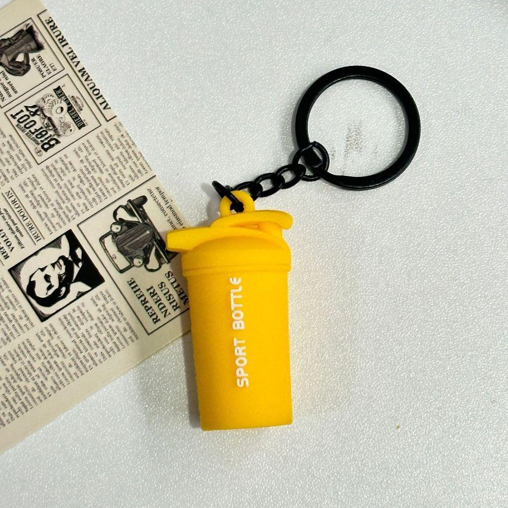 Kettlebells Barbell Plates Key Chain Mini Fitness Series Pendant for Men Women