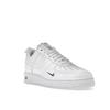 Nike Air Force 1 07 LV8 Reflective Swoosh - White Dark Marina Blue Men Sneakers FB8971-100