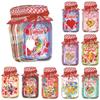 Candy Cards With Drifting Bottle Shaped Cards For Valentine's Day Party Gift Exchange