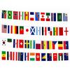 Guirlanda Bandeiras Copa do Mundo Futebol 2026 Faixa 15m 48 Bandeiras Países do Mundo 21x14cm [Pacote 2] Torcedor Decoração®