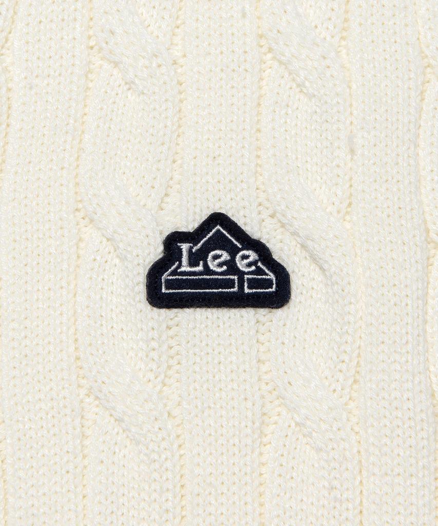 Lee Cable Knit Vest Ivory
