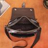 New Original Leather Male Casual Black Messenger Bag Travel Fashion Cross-body Bag 8" Tablet Tote Mochila Satchel Bag
