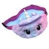 Cartoon Unicorn Plush Shoulder Bag for Girls - Cute Big Eyes Crossbody & Waist Bag for Kindergarten